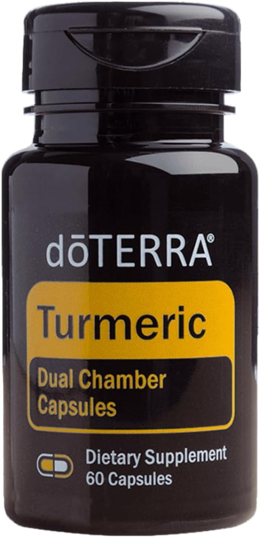 doTERRA Turmeric Dual Chamber Capsules for Enhanced Wellness