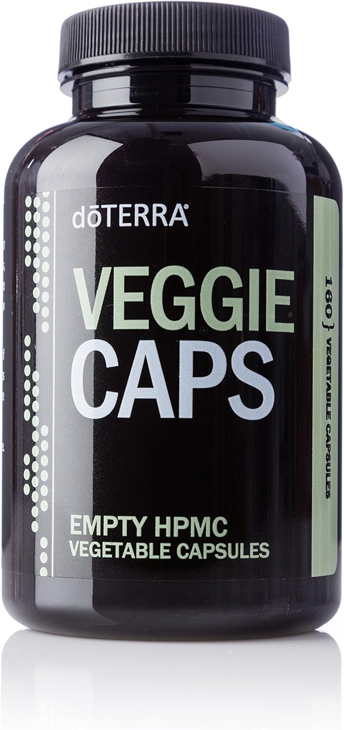 doTERRA Veggie Caps - 160 Capsules for Essential Oils