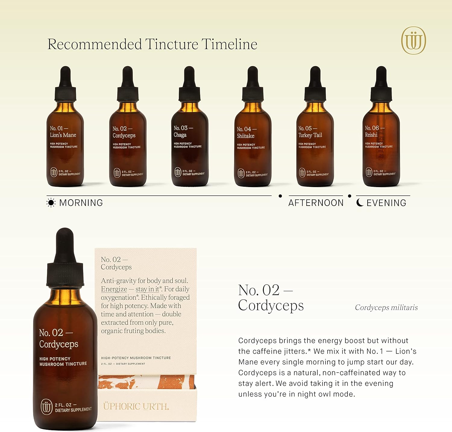 Double Extracted Cordyceps Mushroom Tincture - Natural Stamina and Endurance Support for Cardiovascular and Respiratory Health (60 Servings)