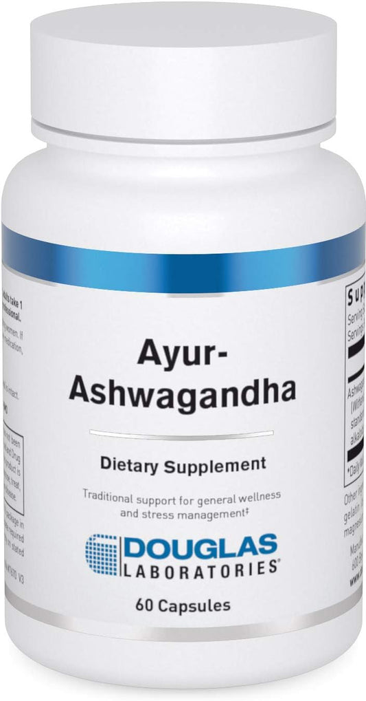 Douglas Laboratories Ayur-Ashwaganda Capsules for Energy, Mental & Physical Health - 60 Count