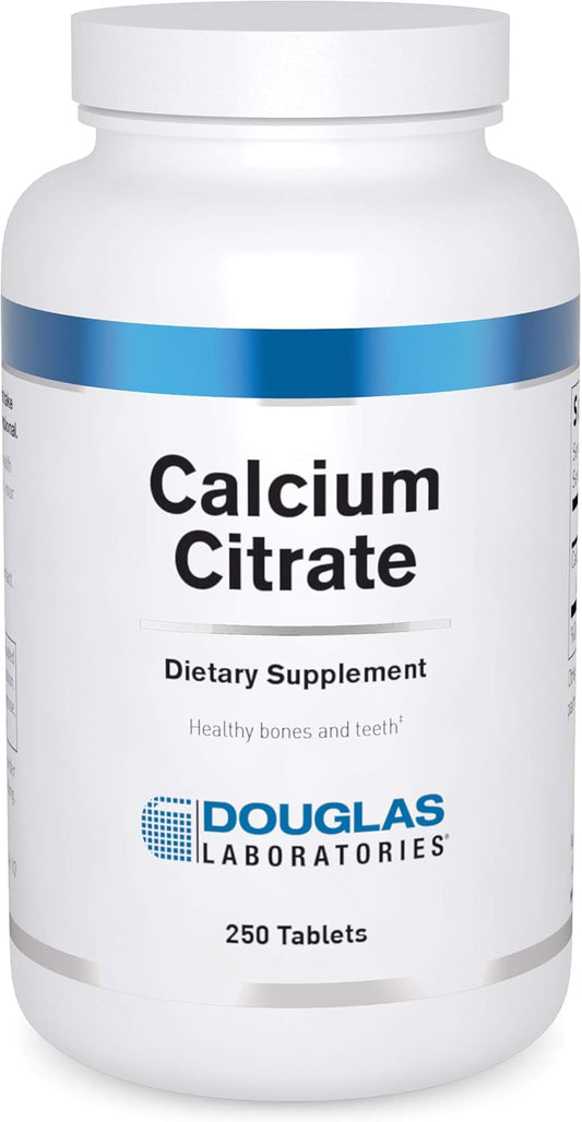 Douglas Laboratories Calcium Citrate Tablets - Essential Mineral for Bone and Tooth Health - 250 Count