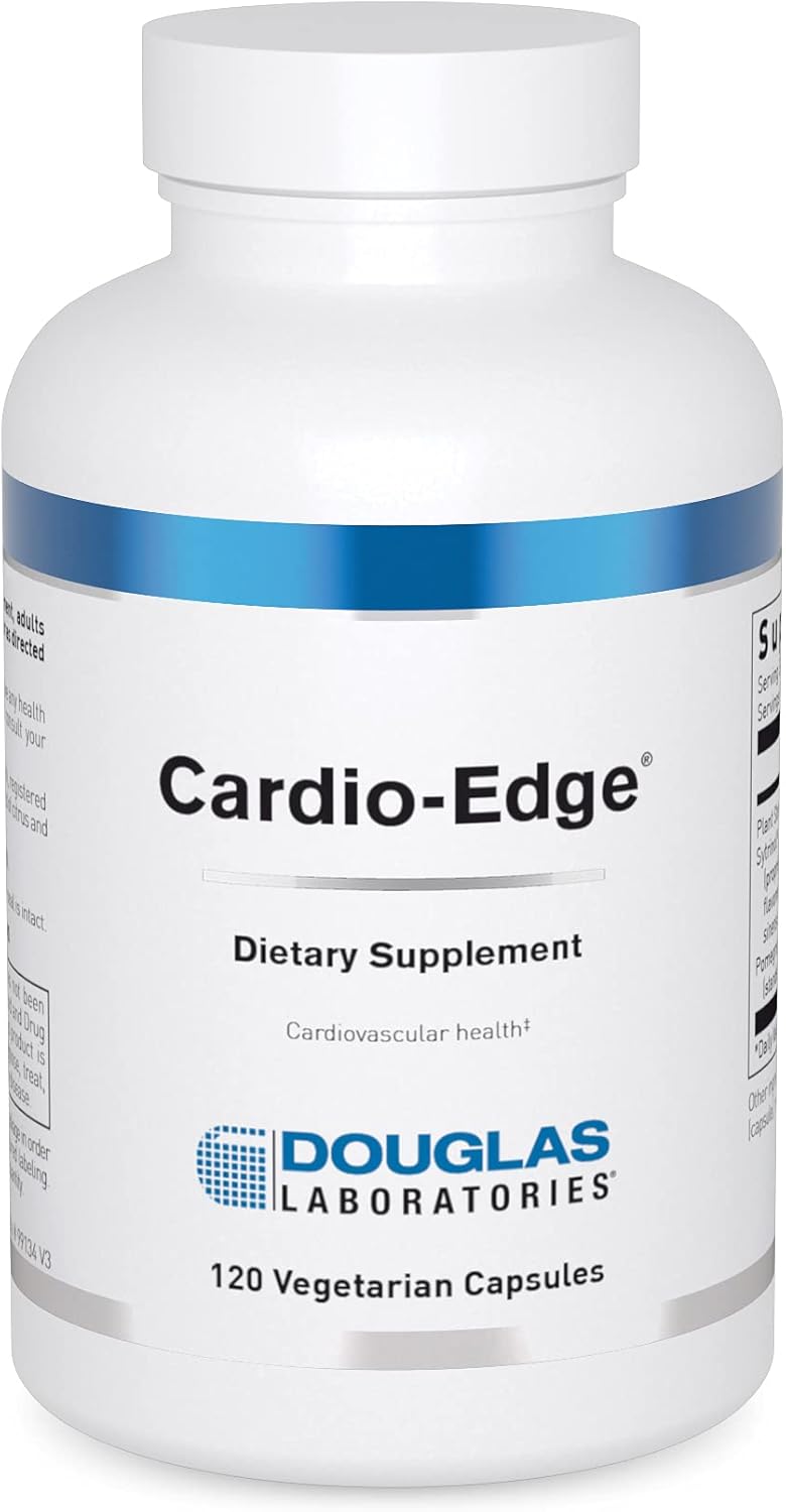 Douglas Laboratories Cardio Edge Capsules - Promotes Cardiovascular Health & Healthy Cholesterol Metabolism - 120 Count