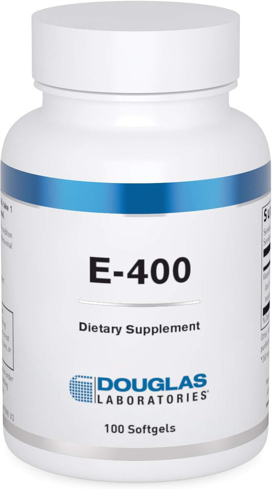 Douglas Laboratories E-400 Capsules - Vitamin E for Antioxidant Support and Heart Health - 100 Count
