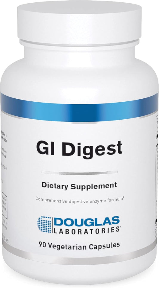Douglas Laboratories G.I. Digest Enzyme Formula with Gluten and Dairy Enzymes - 90 Capsules