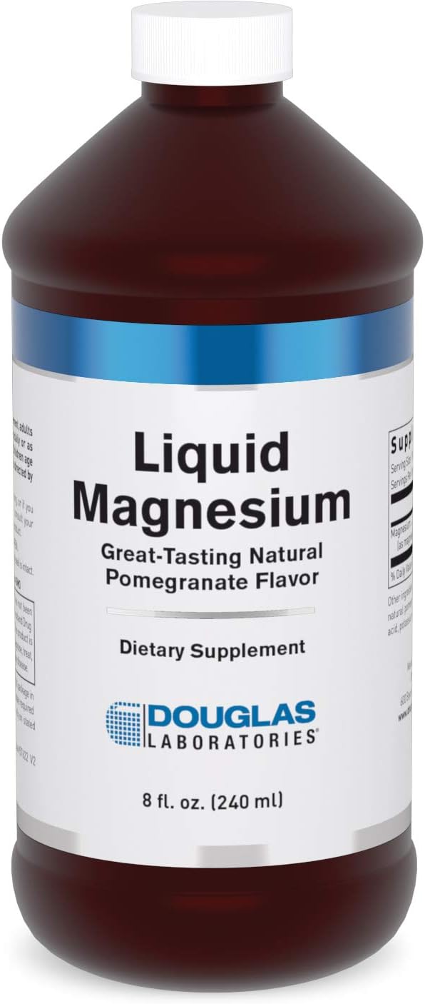 Douglas Laboratories Liquid Magnesium Supplement | Promotes Heart, Bone, and Enzyme Health | 8 fl. oz. Bottle