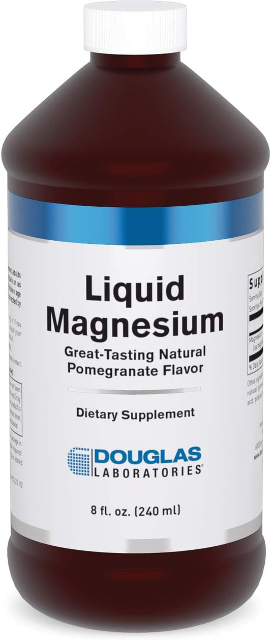Douglas Laboratories Liquid Magnesium Supplement | Promotes Heart, Bone, and Enzyme Health | 8 fl. oz. Bottle