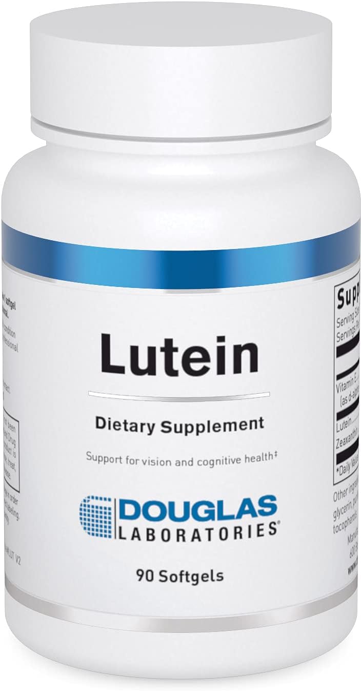 Douglas Laboratories Lutein with Zeaxanthin - 6 mg - 90 Softgels for Vision Support