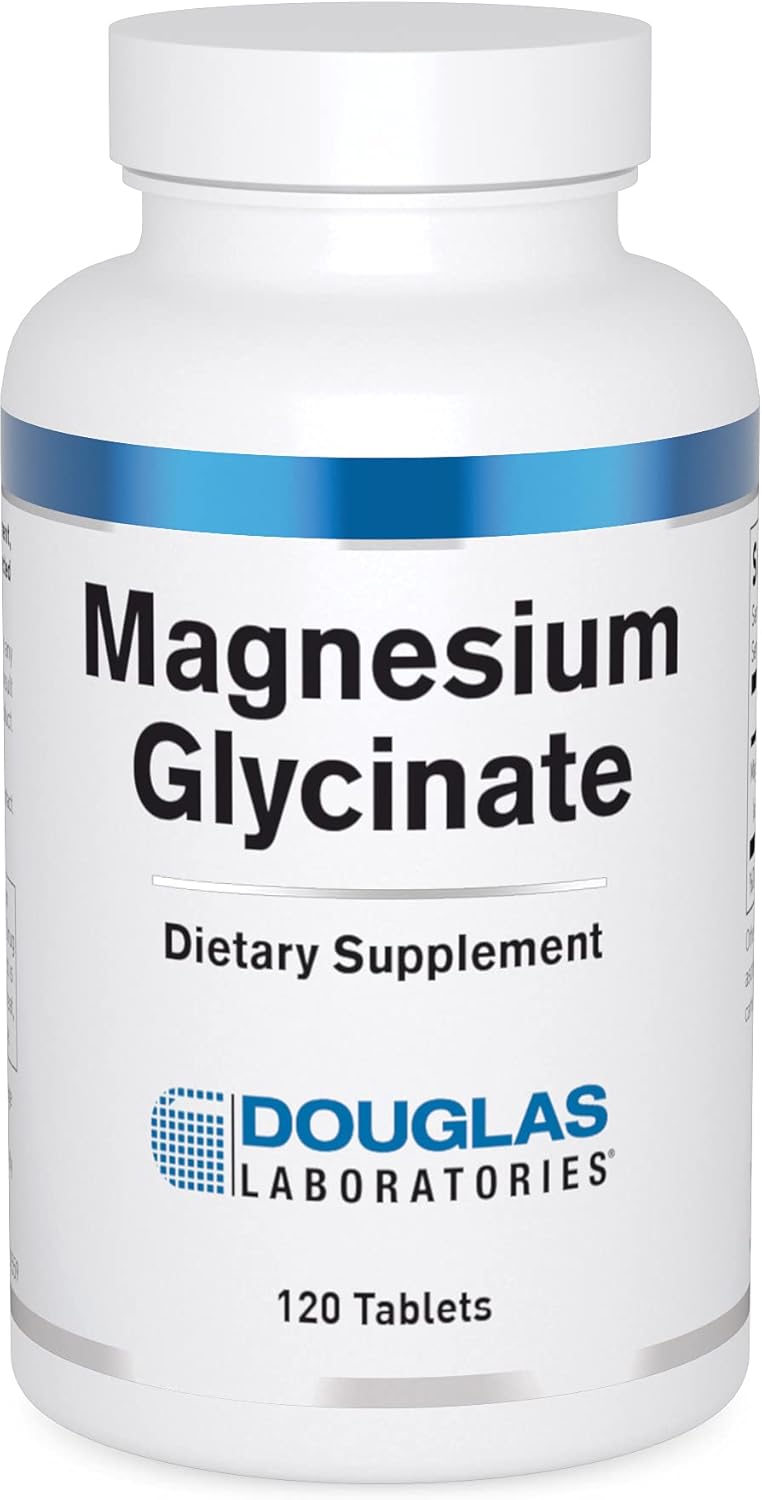 Douglas Laboratories Magnesium Glycinate Tablets - Promotes Healthy Heart and Bone Health - 120 Count