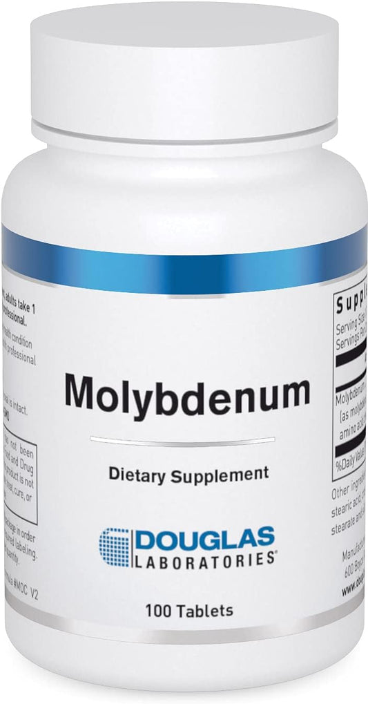 Douglas Laboratories Molybdenum 250 mcg 100 Tablets - Supports Detox, Enzymes, Nerves