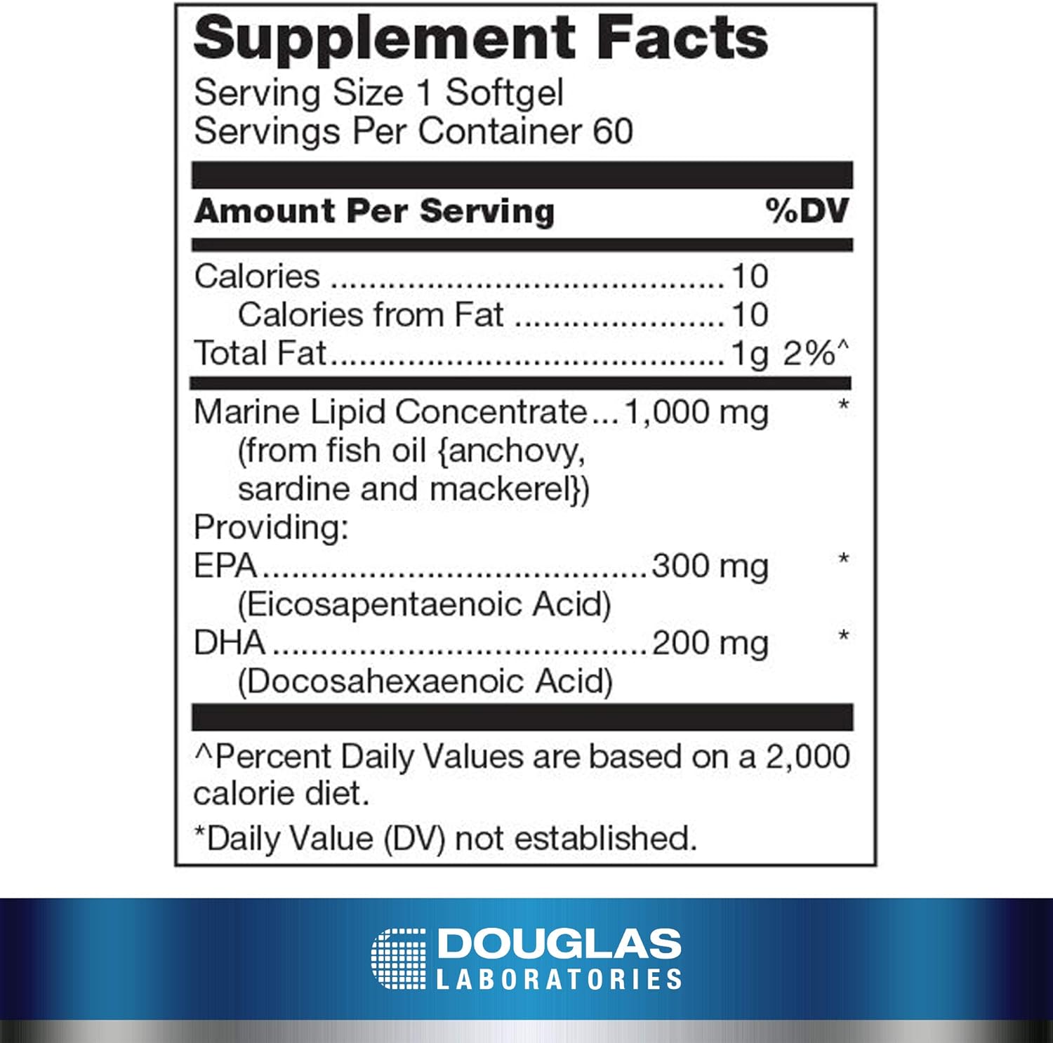 Douglas Laboratories Opti-EPA 500 Softgels - Enteric-Coated for Brain, Eye, Pregnancy & Heart Health - 60 Count