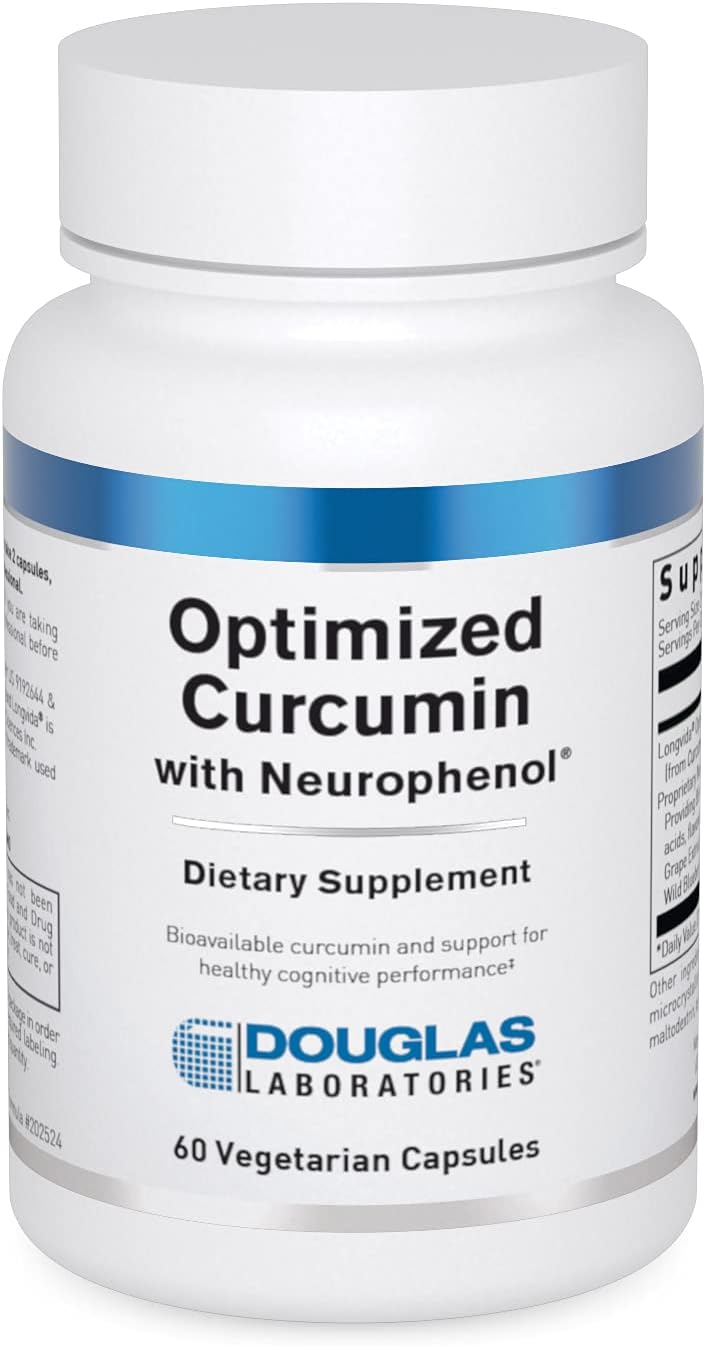 Douglas Laboratories Optimized Curcumin with Neurophenol Capsules - Promotes Brain Health - 60 Count
