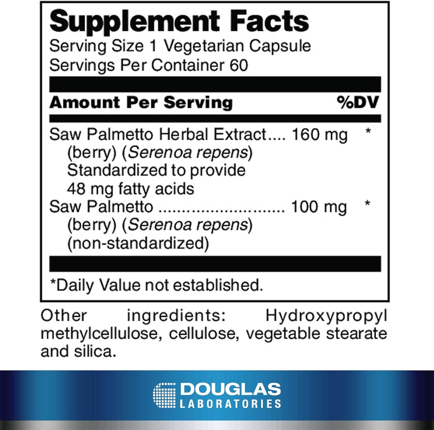 Douglas Laboratories Saw Palmetto Max-V Capsules - Prostate Support with Standardized Saw Palmetto - 60 Count