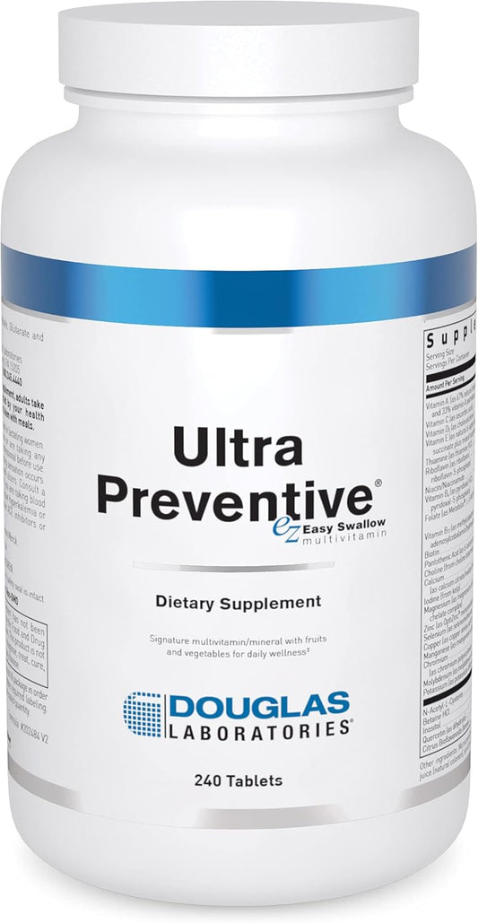 Douglas Laboratories Ultra Preventive Multivitamin | 240 Easy-to-Swallow Tablets | Comprehensive Formula