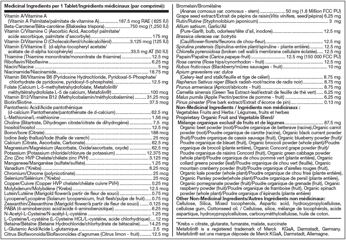 Douglas Laboratories Ultra Preventive X 120 Tablets - Complete Multivitamin & Mineral Supplement
