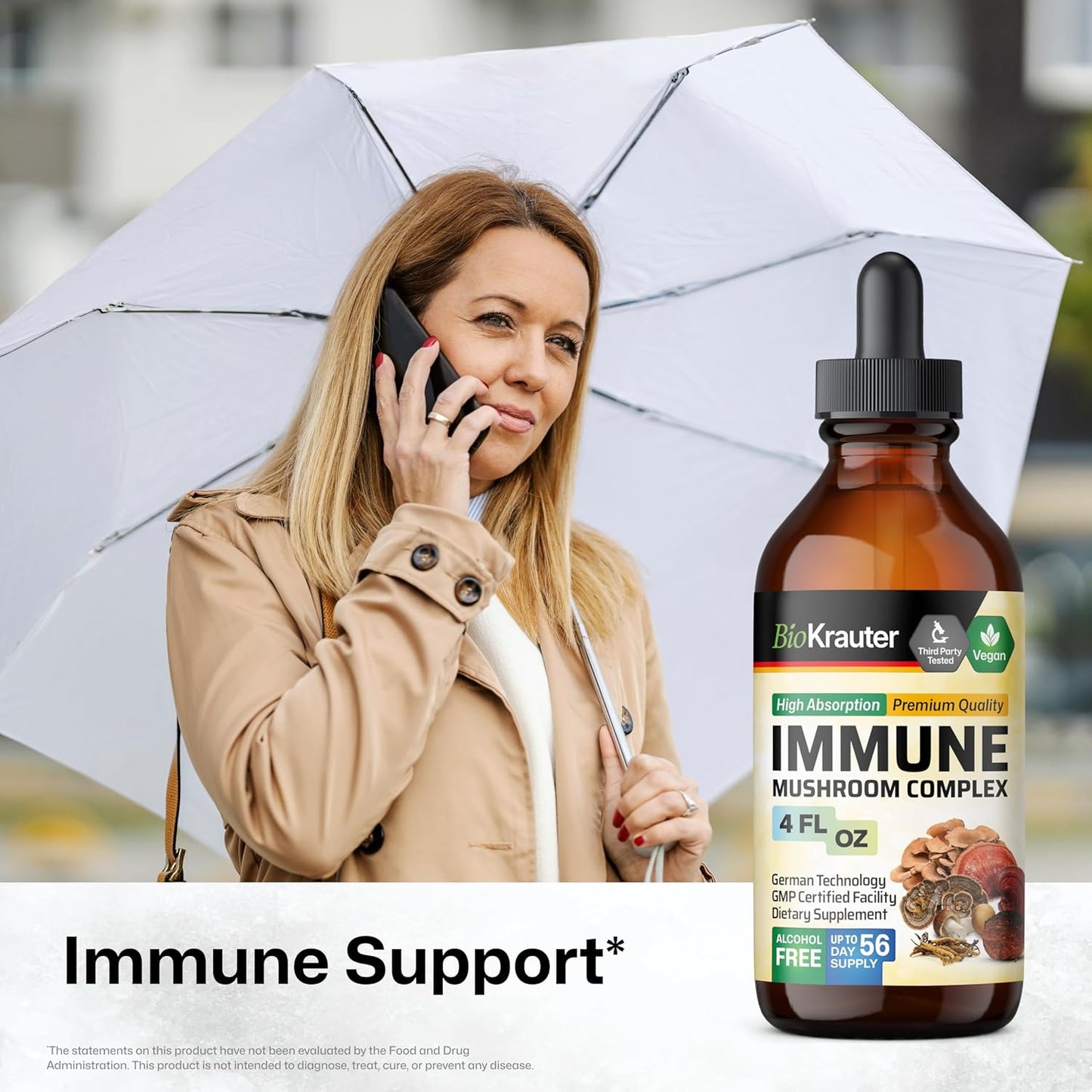 Dozen Mushroom Tincture Bundle - Immune Boosting Herbal Supplement - 4 Fl. Oz. Each