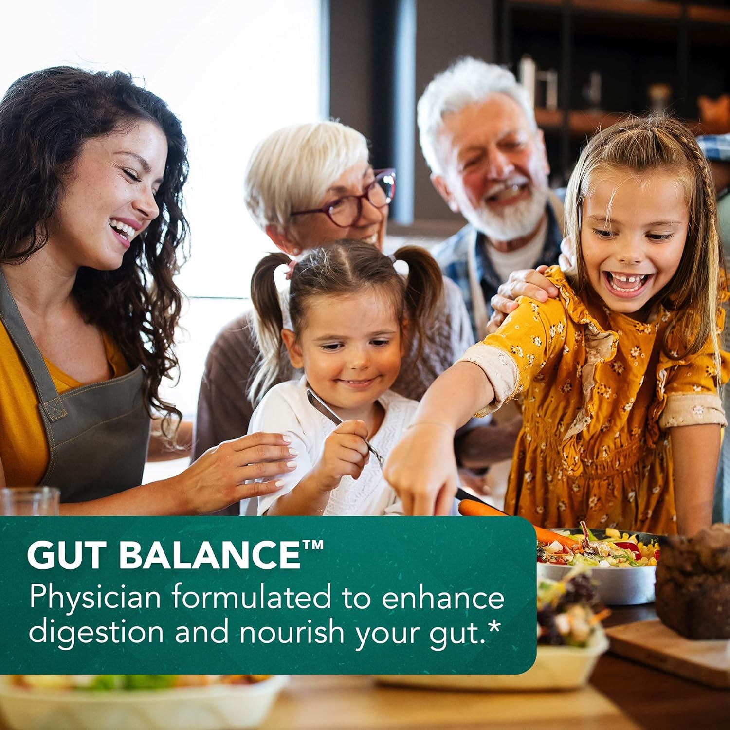 Dr. Bill Rawls Gut Balance Supplement: Advanced Digestive Health Formula with Slippery Elm, Berberine, Dandelion Extract - 180 Capsules for Women & Men