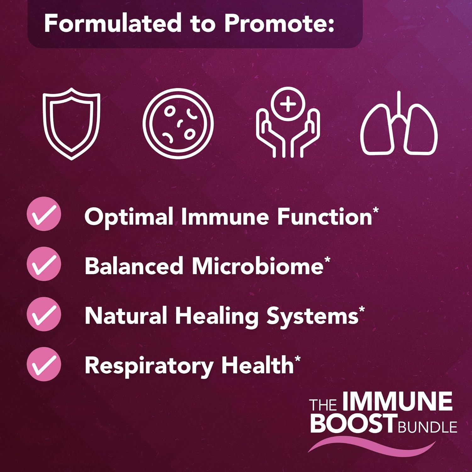 Dr. Bill Rawls Immune Support Supplements Bundle with Japanese Knotweed, Cat's Claw, Chinese Skullcap & Reishi Mushroom