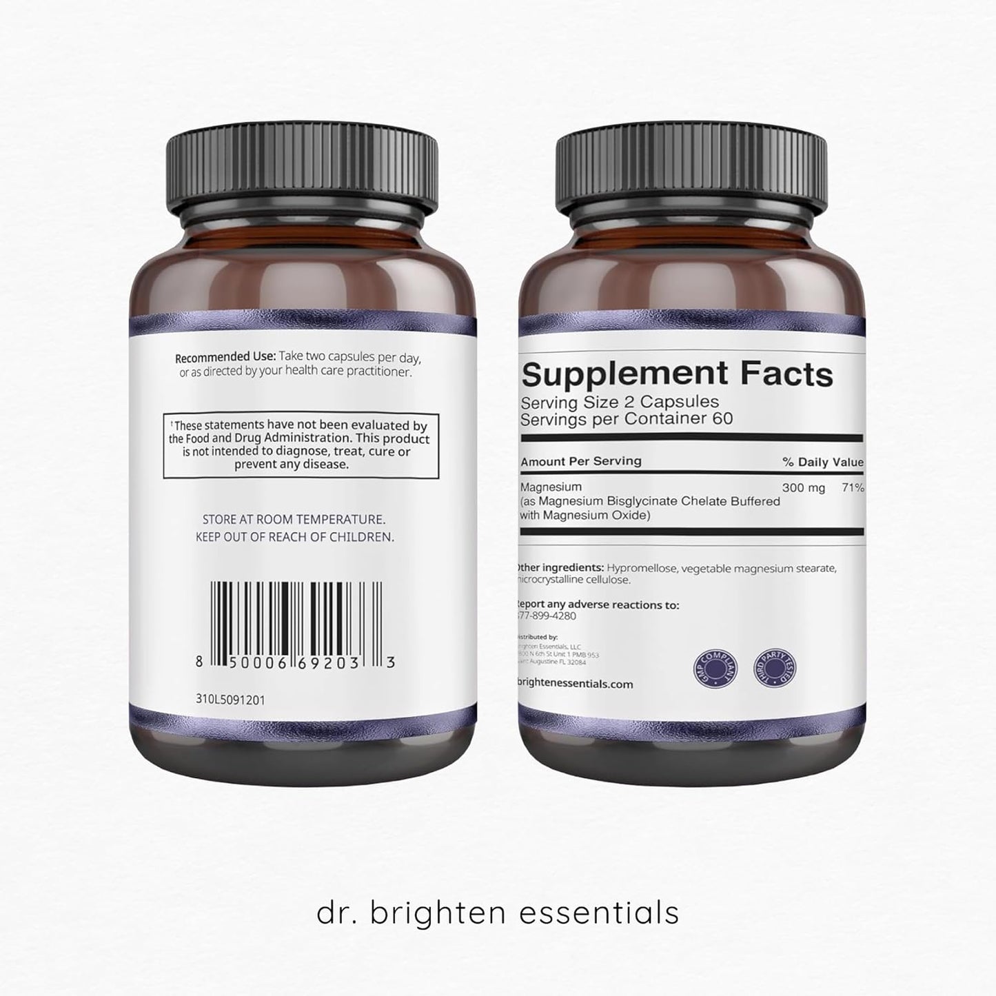 Dr. Brighten Magnesium Plus: Supports Mood, Sleep, Hormone Balance, & Reduces PMS/Menstrual Cramps
