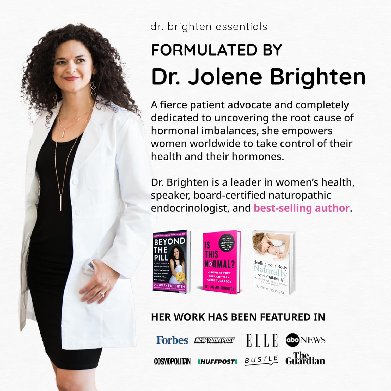 Dr. Brighten Magnesium Plus: Supports Mood, Sleep, Hormone Balance, & Reduces PMS/Menstrual Cramps