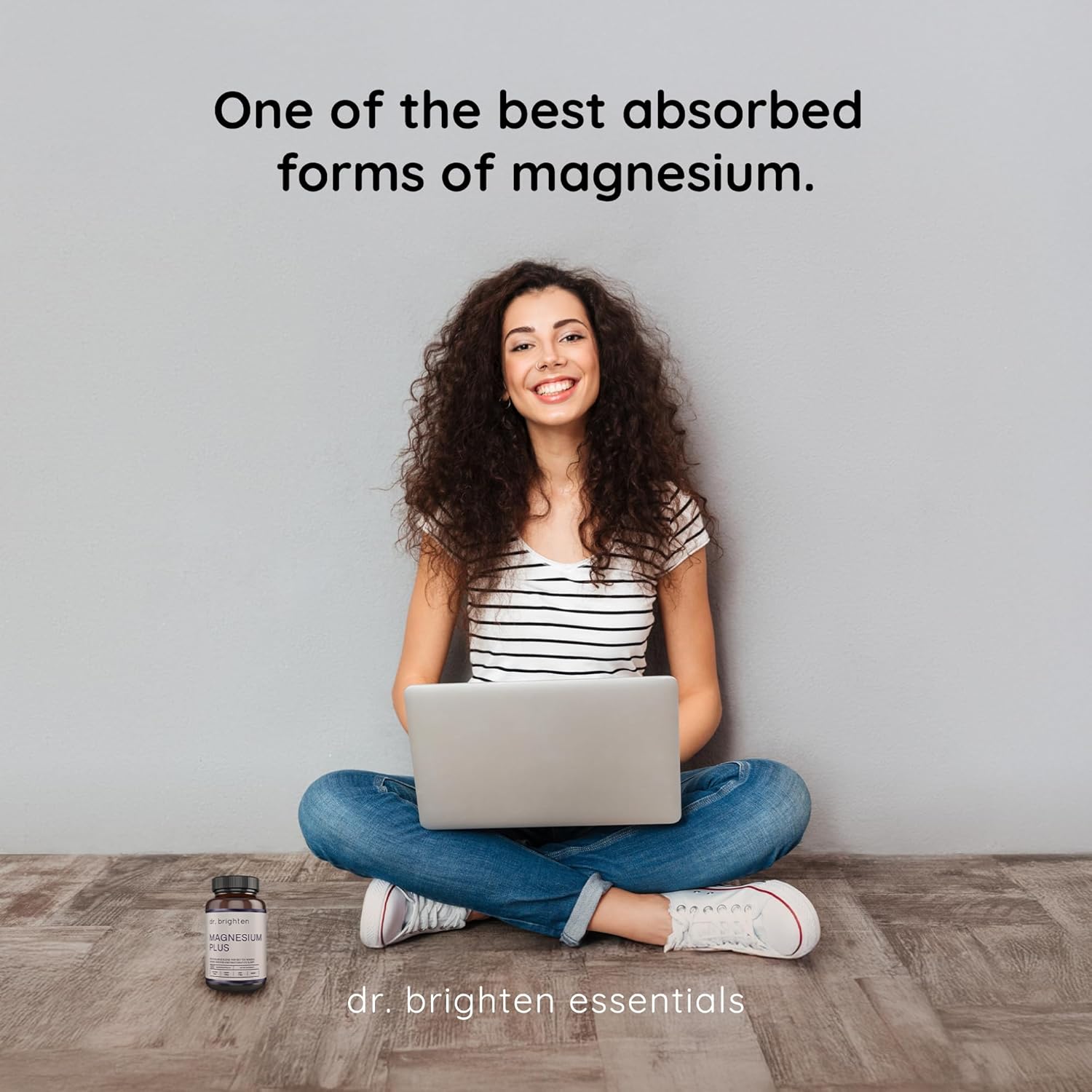 Dr. Brighten Magnesium Plus: Supports Mood, Sleep, Hormone Balance, & Reduces PMS/Menstrual Cramps
