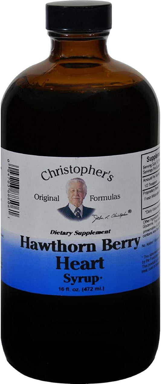 Dr. Christopher's Formulas Hawthorn Berry Heart Syrup - 16 Fluid Ounces