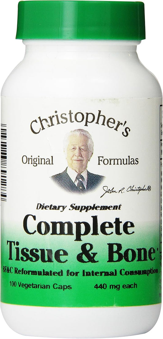 Dr. Christopher's Original Formulas Complete Tissue and Bone Capsules - 100 Count, 440mg