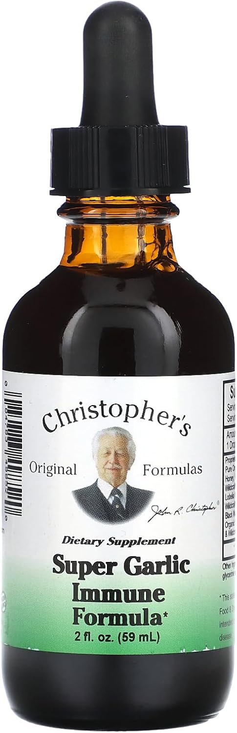 Dr. Christopher's Super Garlic Immune Tincture - 2 oz Bottle
