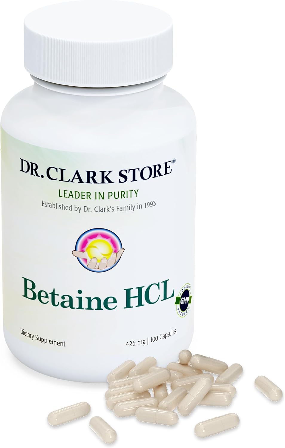Dr. Clark Lugol’s Iodine 1 fl. Oz + Betaine HCL Digestive Enzymes 425 mg + Cloves Healthcare Supplement 500 mg by Dr. Clark