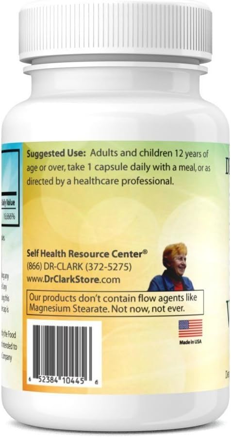 Dr. Clark Store Digestive Enzymes & Vitamin B12 Supplement Combo - 50 Gelatin Capsules each