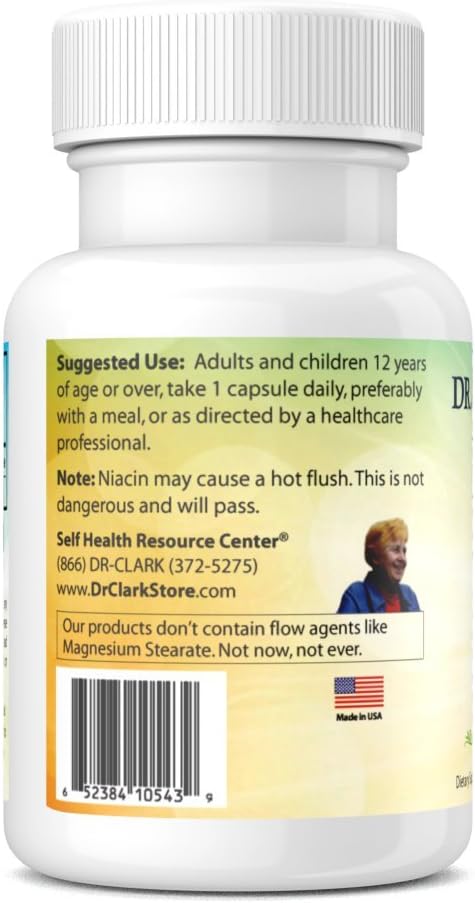 Dr Clark Store Wormwood, Niacin, and Ornithine Dietary Supplement Capsules