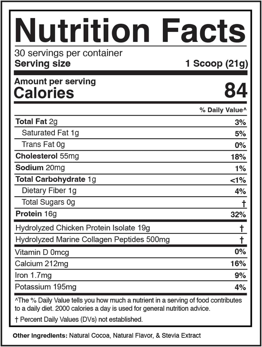 Dr. Colbert MD Hydrolyzed Collagen Powder - Chocolate Coconut Flavor | Type I, II, III Peptides for Healthy Hair, Skin, Nails | Keto Zone Supplement - BoostGo Australia