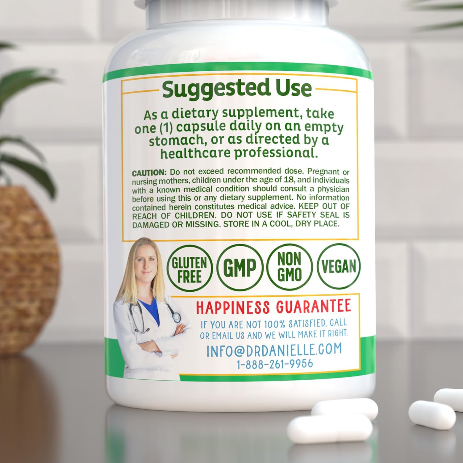 Dr. Danielle Alpha-Lipoic Acid Capsules - Neuropathy Support, Non-GMO, Gluten-Free & Vegan - Promotes Healthy Blood Sugar - 120 Veggie Capsules