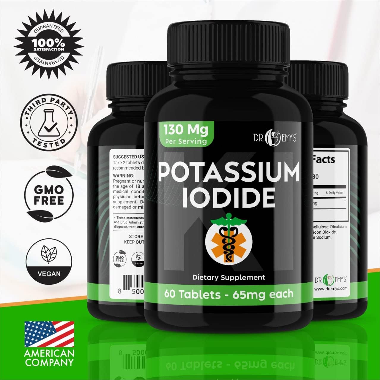 Dr. Emy's Potassium Iodide Tablets - 7-Pack, 420 Tablets, 130mg Each