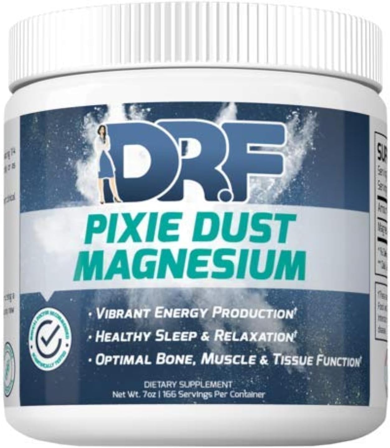 Dr. Farrah's Pixie Dust Magnesium: Boost Energy, Improve Sleep, and Support Bone, Muscle, and Tissue Health
