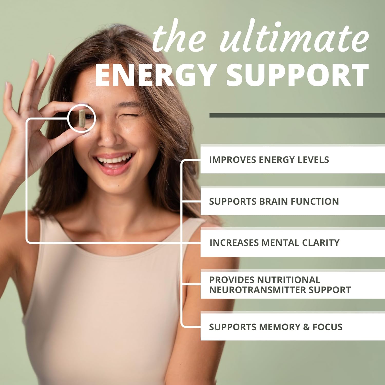 Dr. Harris Essentials NADH + DIM Supplement for Energy and Neurotransmitter Health - Plant-Based Formula for Mental Clarity, Concentration, and Memory Boost - 30 Capsules