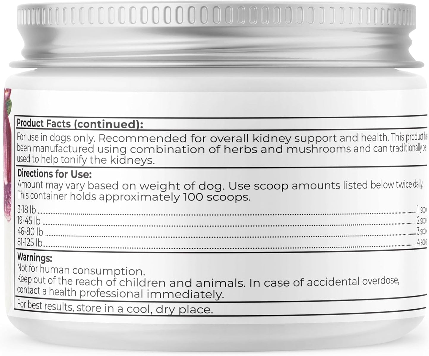 Dr. Harvey's Kidney Support Supplement for Dogs - Promotes Kidney Health (4 oz)