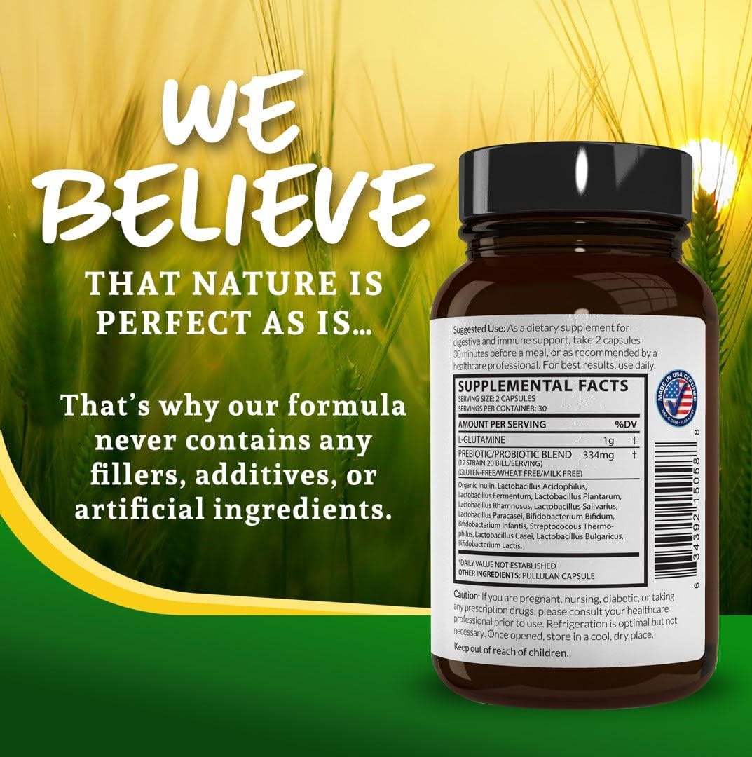 Dr. Ian Stern Formulated Royal-Organica BIO-ESSENTIALS Probiotic Supplement for Digestion & Immunity, 20 Billion CFU - 60 Capsules