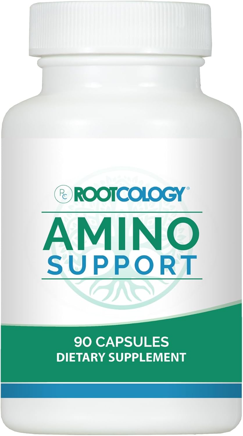 Dr. Izabella Wentz Rootcology Amino Support Complex Capsules - L-Glutamine, Glycine, MSM - 90 Count
