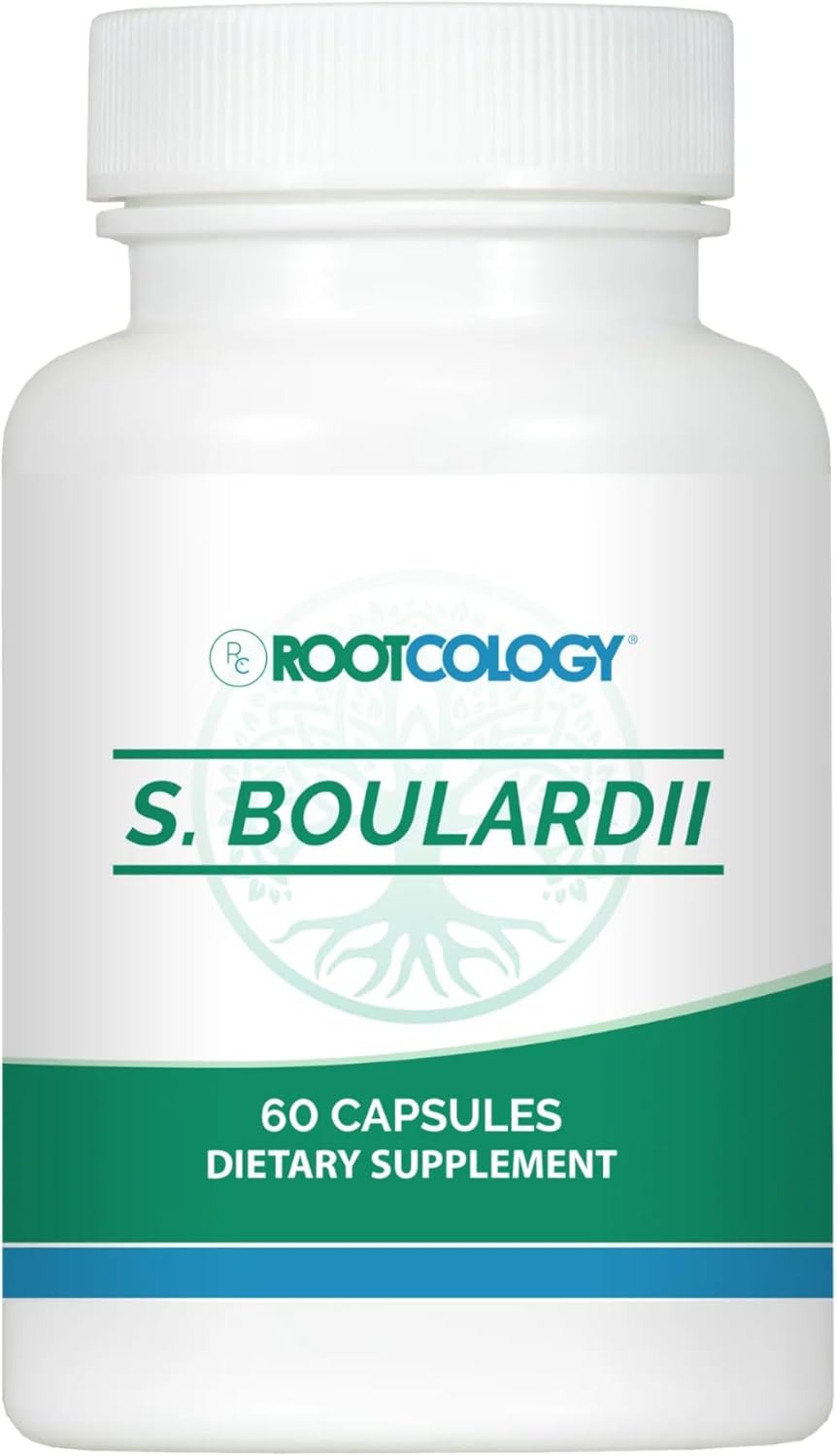 Dr. Izabella Wentz Rootcology S. Boulardii Probiotic Capsules - 10 Billion CFU Saccharomyces - 60 Capsules