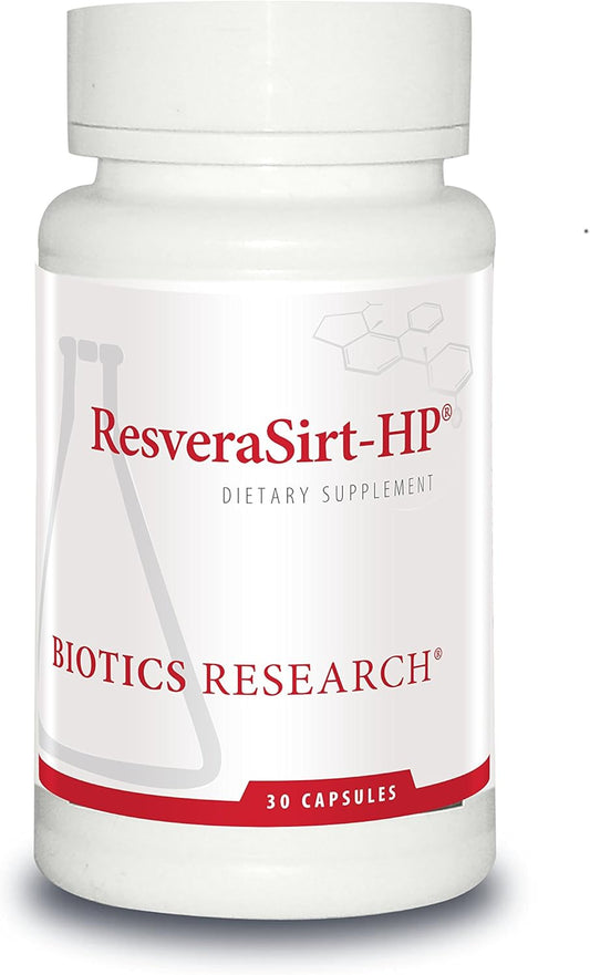 Dr. Mark Houston's ResveraSirt HP: Trans Resveratrol & Quercetin for Cardiovascular & Vascular Support - 30 Capsules