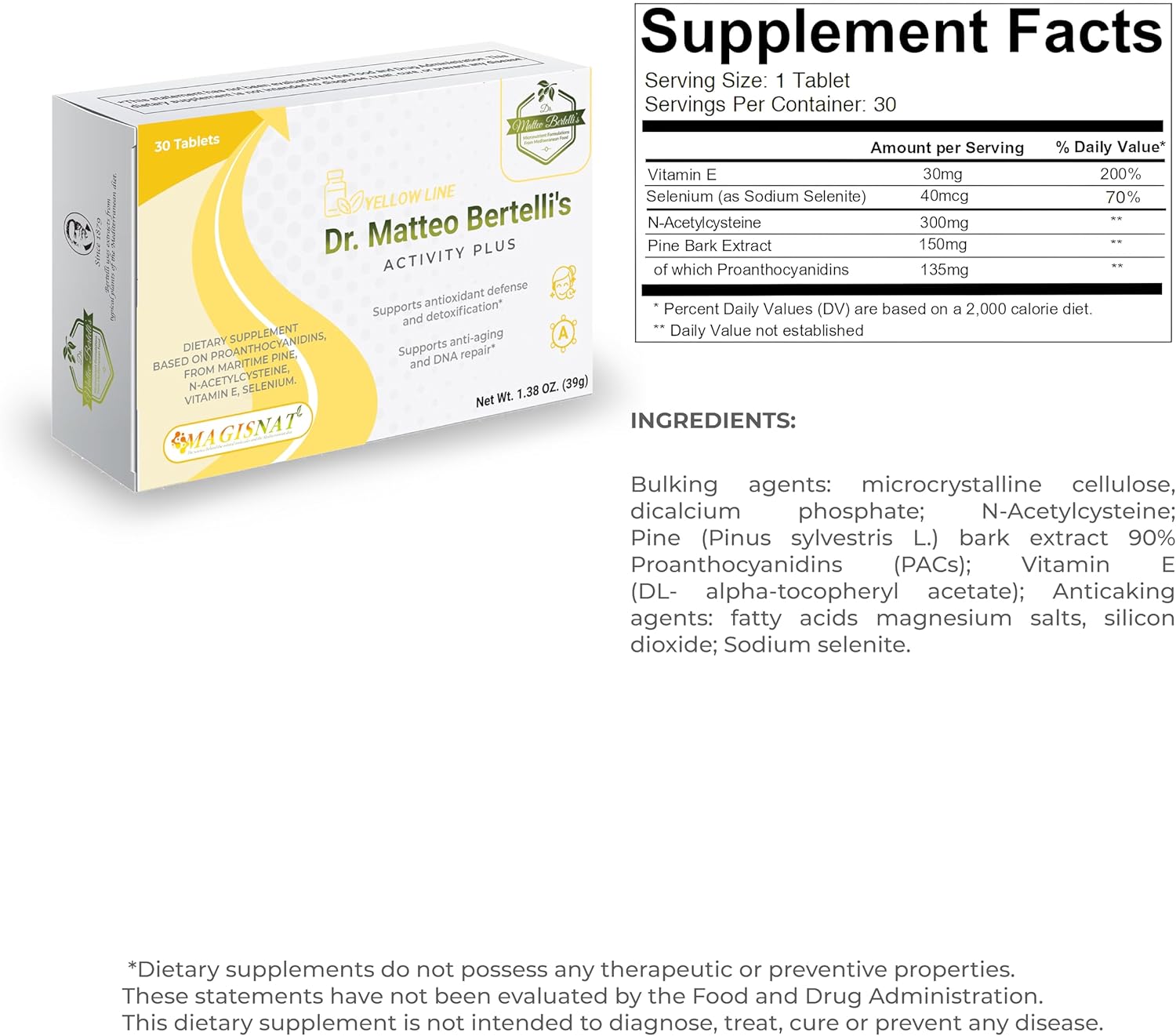 Dr. Matteo Bertelli's Bone Support Bundle with N-Acetylcysteine, Resveratrol, and Vitamin D3 - 30 Tablets & Capsules