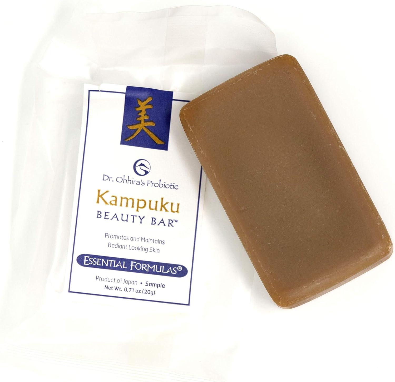 Dr. Ohhira's Probiotics Original Formula 60 Capsules with Kampuku Beauty Bar Soap Sample Size