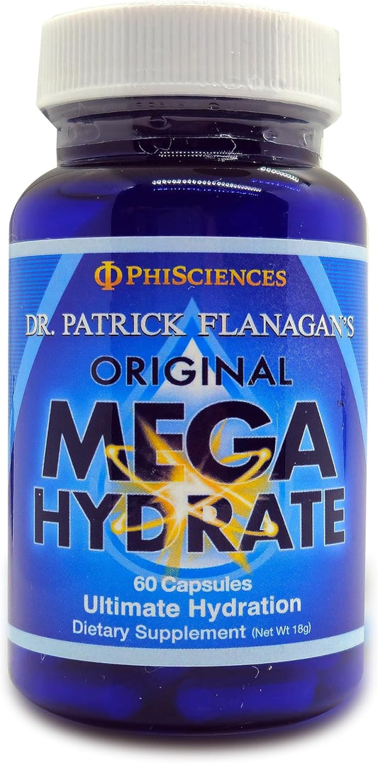 Dr. Patrick Flanagan Phi Sciences MegaHydrate: 60 Capsules for Ultimate Hydration