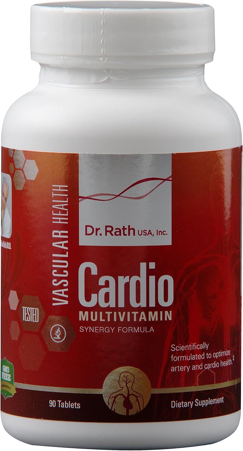 Dr. Rath Cardiovascular Health Supplement 90 Tablets - Promotes Heart Health and Circulation