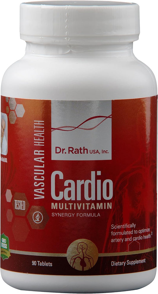 Dr. Rath Cardiovascular Health Supplement 90 Tablets - Promotes Heart Health and Circulation