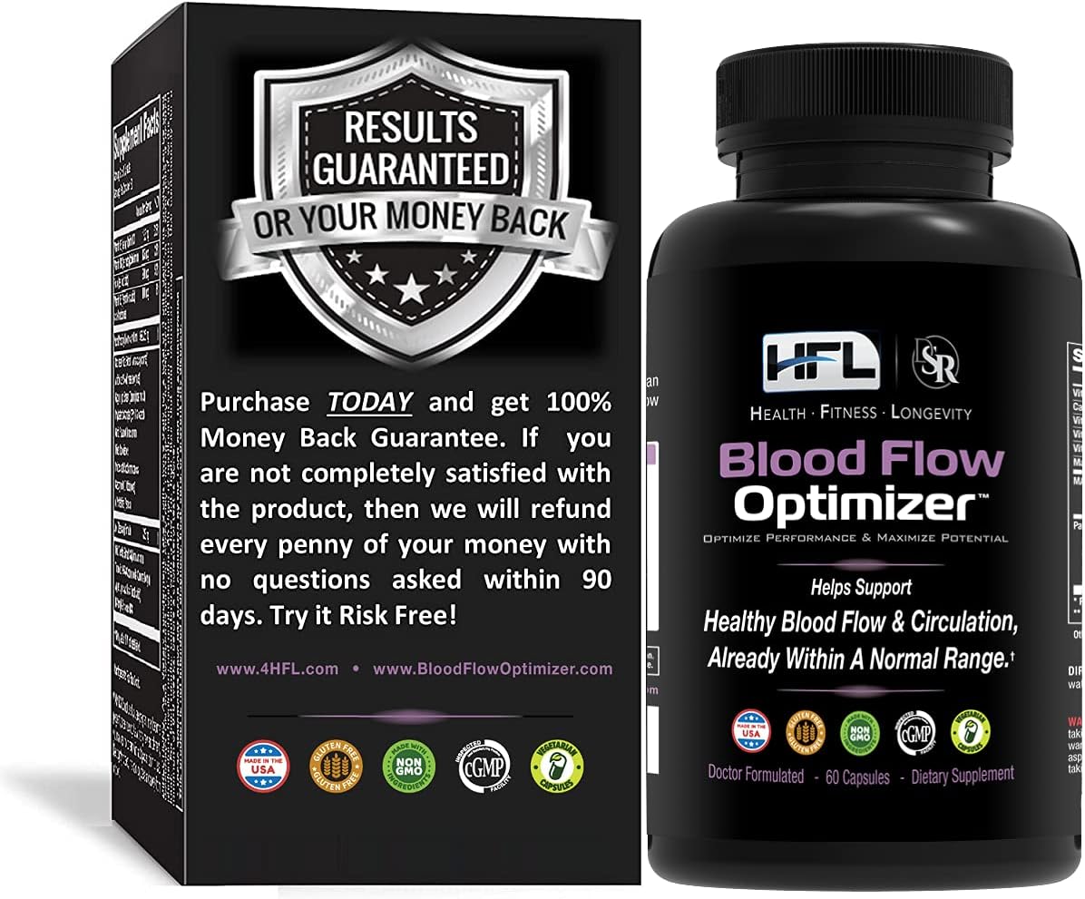 Dr. Sam Robbins HFL Blood Flow Optimizer™ | Support Healthy Blood Circulation, Arterial Strength & Vascular Function