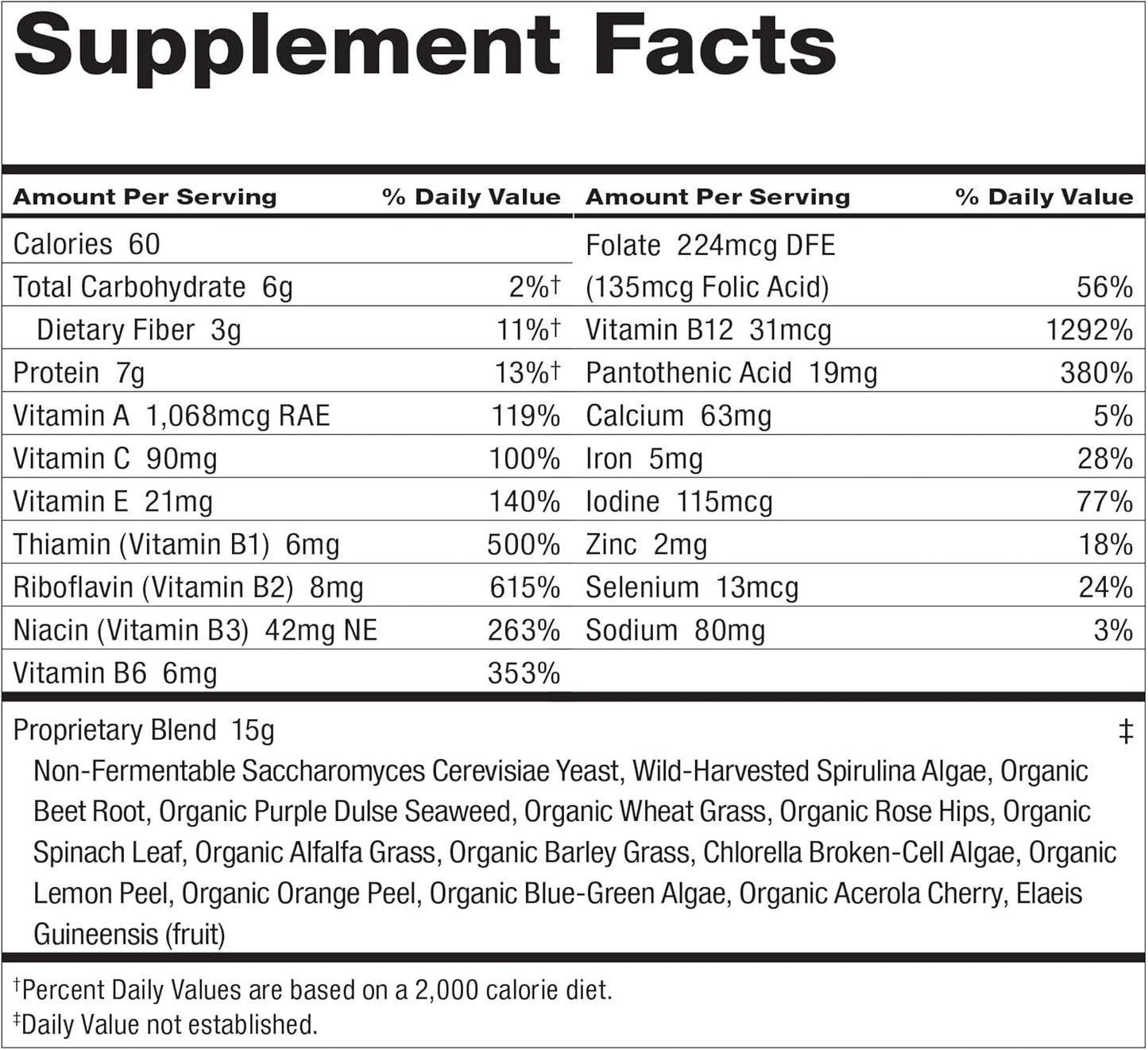 Dr. Schulze's SuperFood Plus Tablets - Herbal Concentrate for Daily Nutrition & Energy - Gluten-Free, Non-GMO, Vegan - 390 Tabs