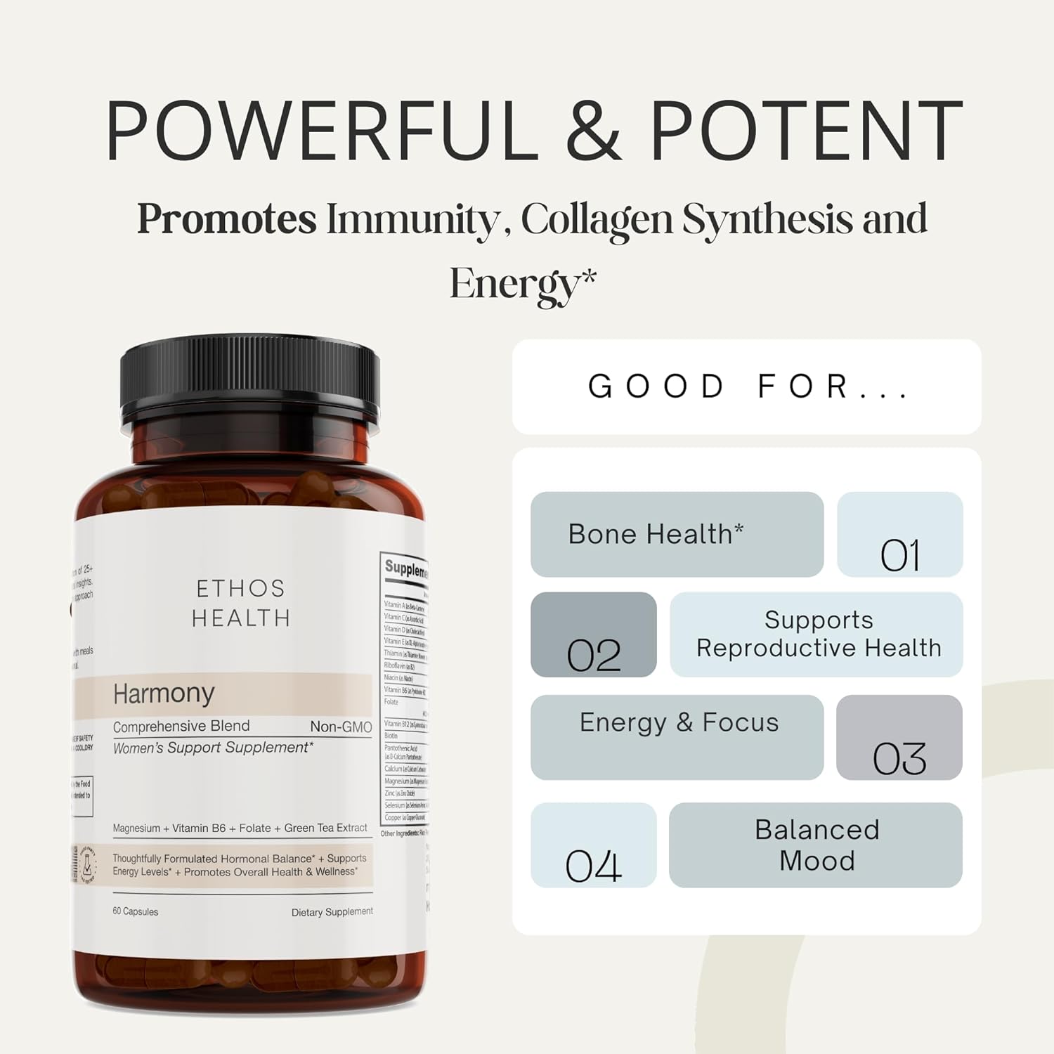 Dr. Scott's Women’s Multivitamin with Essential Nutrients for Daily Wellness Support - Includes Vitamin C, D3, Magnesium, Biotin, and Antioxidants - 60 Count