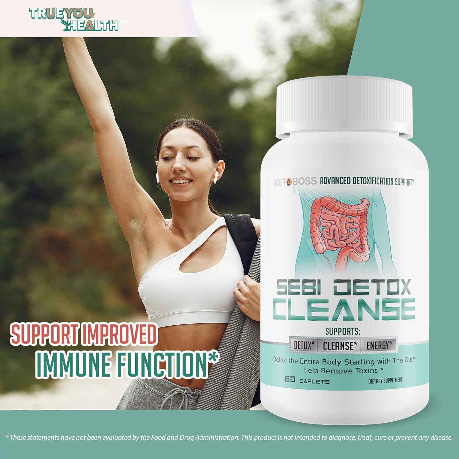Dr. Sebi Inspired Detox Cleanse for Whole Body - Advanced Detox Support for Gut Health - Natural Toxin Removal - Keto-Friendly Formula - BoostGo Australia
