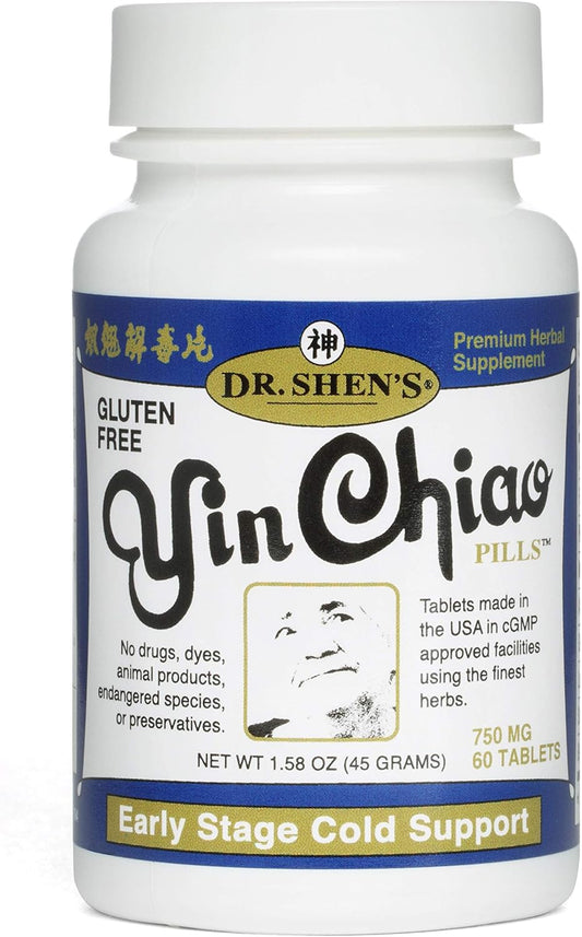 Dr. Shen's Yin Chiao 60 Tablet - Traditional Chinese Herbal Supplement for Immune Support